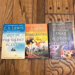 CS Lewis Space Trilogy Out of the Silent, Perelandra, & That Hideous Strength